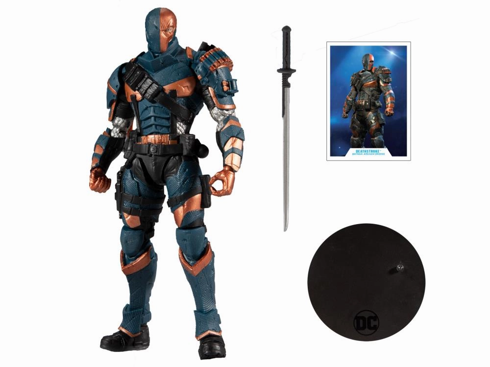 Bronze Cast McFarlane Toys DC Multiverse (Batman: Arkham Origins) Deathstroke Action Figure