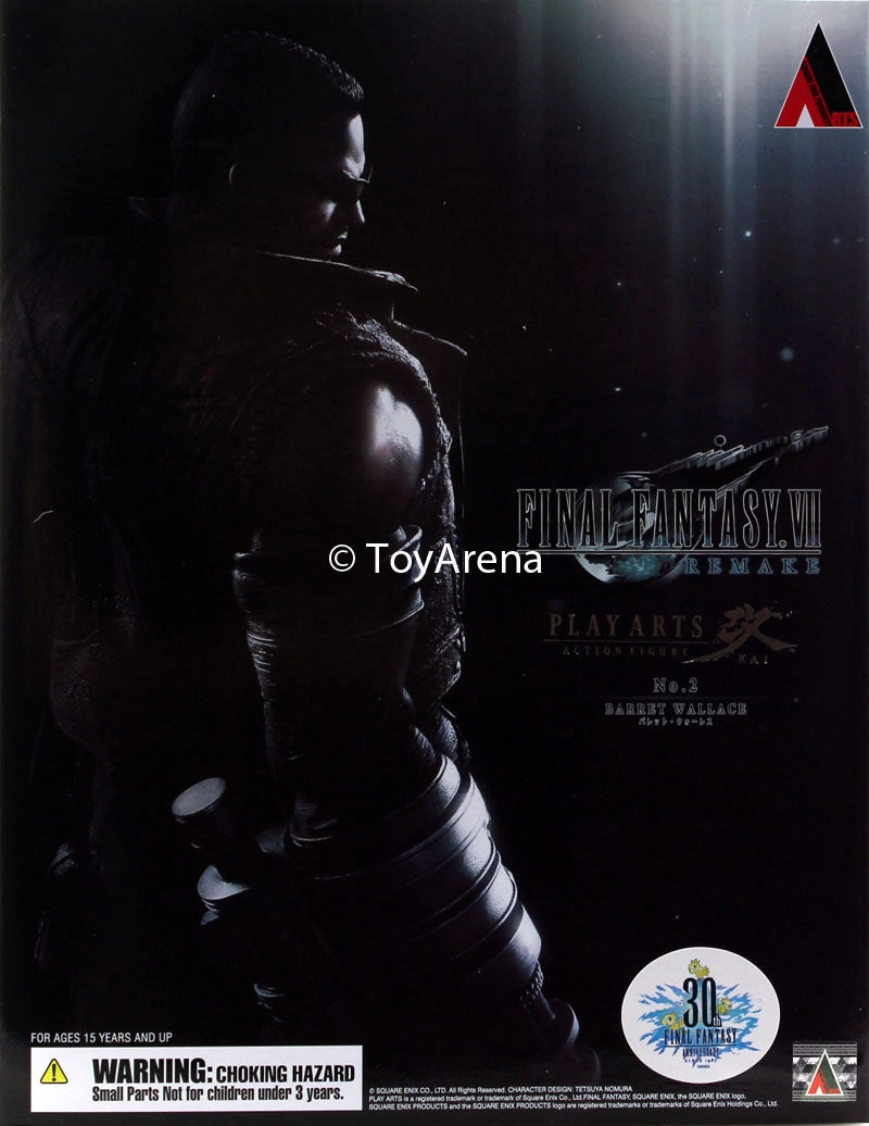 Record Break Movie Set Final Fantasy VII Remake Barret Wallace Play Arts Kai Action Figure