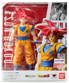 Trust Rebuild S.H. Figuarts Dragon Ball Z Super Saiyan God (SSG) Son Goku (Gokou) Figure