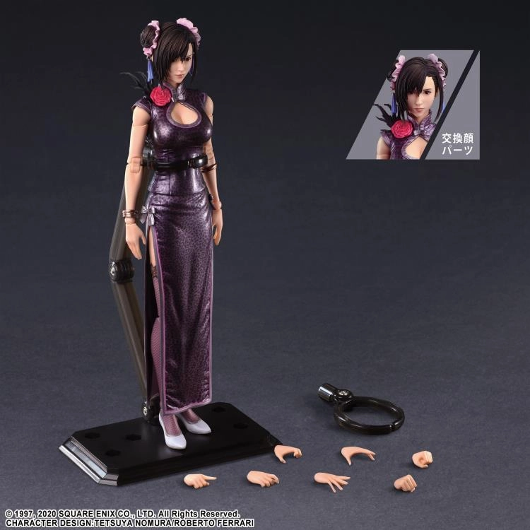 Age Appropriate Final Fantasy VII Remake Tifa Lockhart (Sporty Dress Ver.) Play Arts Kai Action Figure