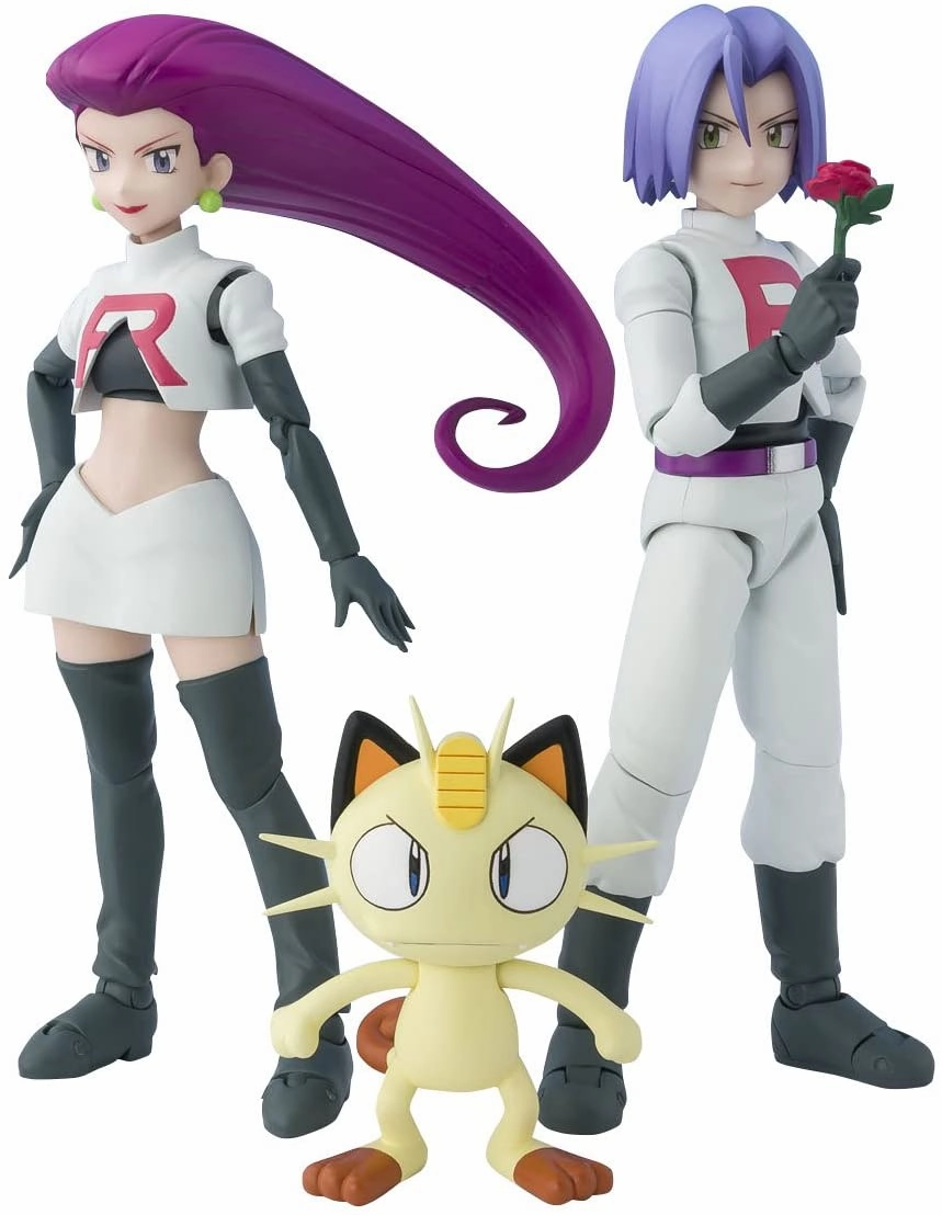 Tree Identification S.H. Figuarts Pokemon The Movie 20 Team Rocket Jesse James Meowth SHELFWARE