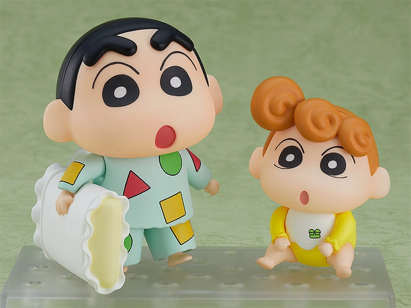 Desert Adaptation Office Set Nendoroid #1565 Shinnosuke Nohara (Pajama Ver.) & Himawari Crayon Shin-chan