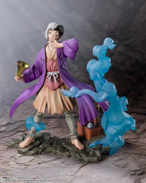 Bandai Figuarts Zero Dr. Stone Asagiri Gen Figure Statue Magic Spell Insect Collection