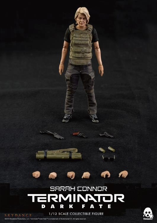 ThreeZero 1/12 Terminator: Dark Fate Sarah Connor Scale Figure Gaming Character