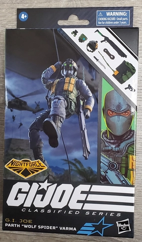 Hasbro G.I. Joe Classified Series #109 Parth Wolf Spider Varma Exclusive Action Figure Industrial Decor Military Vehicle