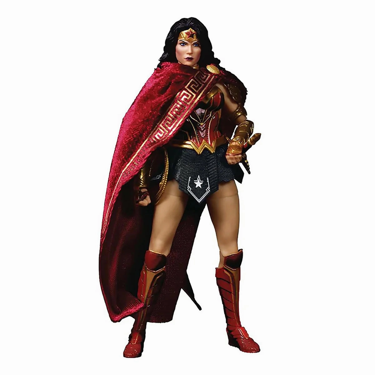 Mezco Toyz ONE:12 Collective: Wonder Woman Action Figure Transforming Toy Sports Star