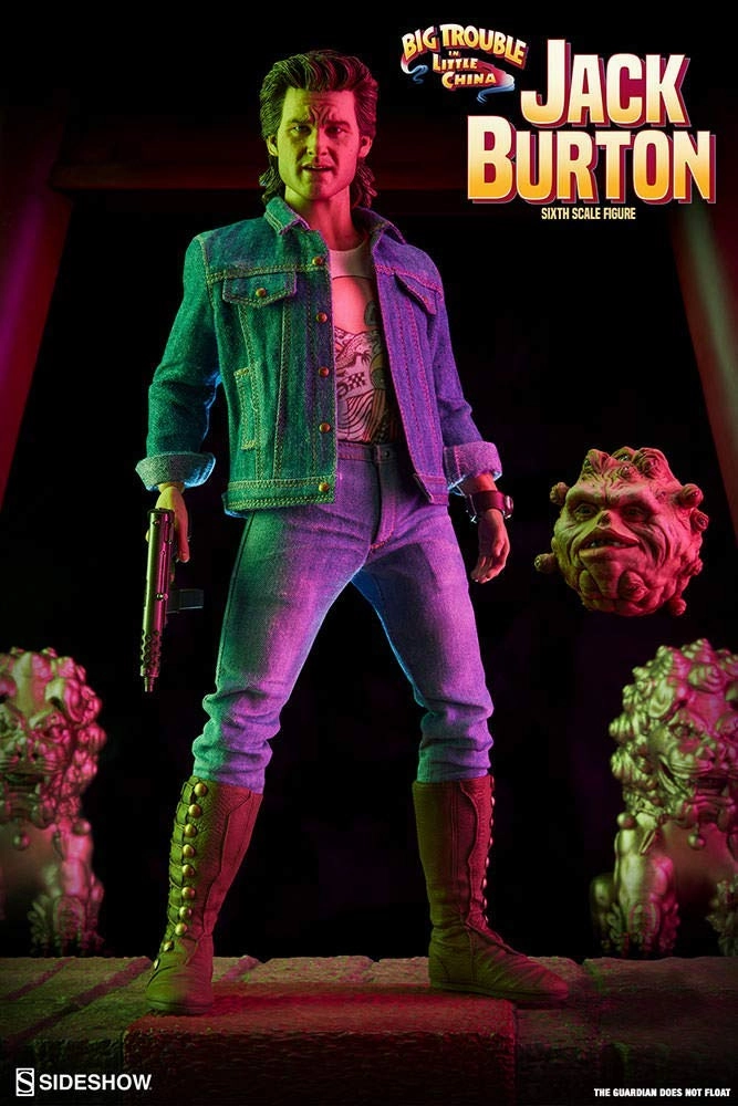 Sideshow Collectibles 1/6 Big Trouble in Little China Jack Burton Sixth Scale Figure Press Worthy Fantasy Statue