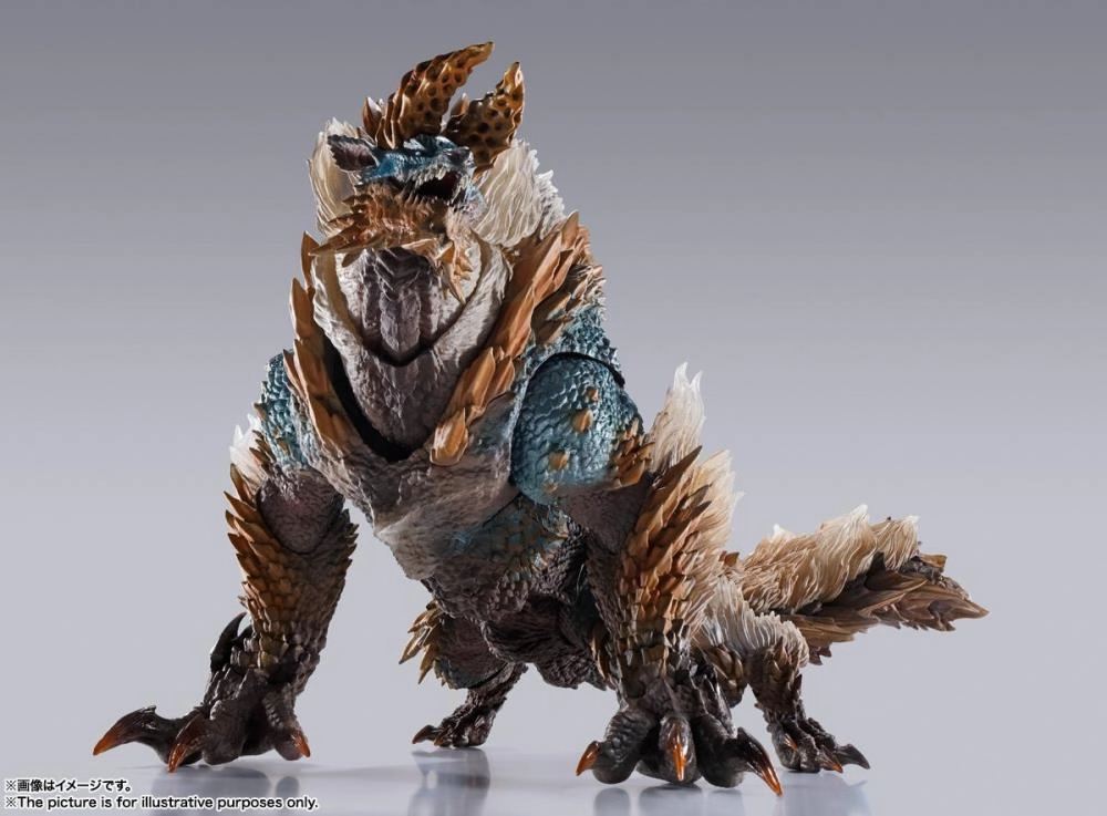 Durable Material S.H. MonsterArts Monster Hunter World Iceborne Zinogre Action Figure