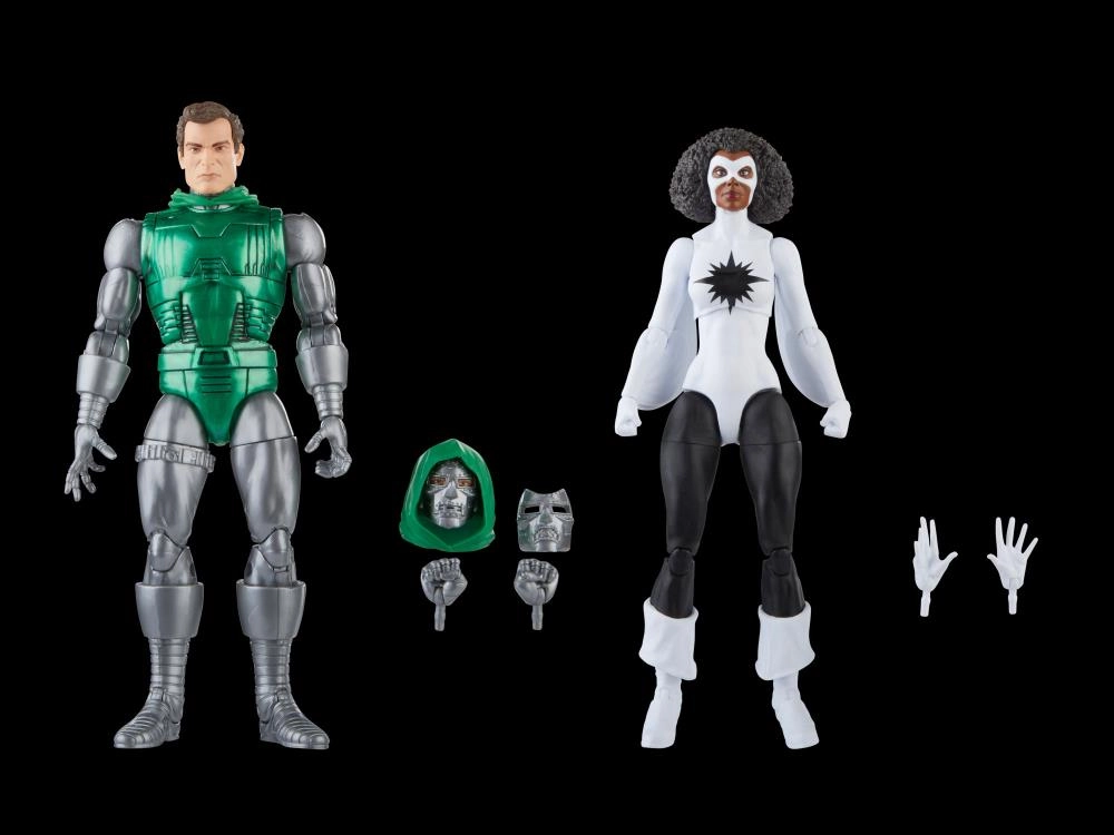 Fantasy Warrior Iconic Character Marvel Legends 60th Anniversary Avengers Beyond Earth's Mightiest Captain Marvel vs Doctor Doom Two Pack  Action Figure