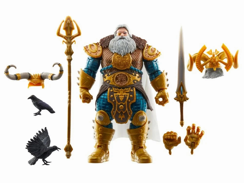 Marvel Legends 85th Anniversary Deluxe King Odin 6 Inch Action Figure Fantasy Replica Miniature Figure