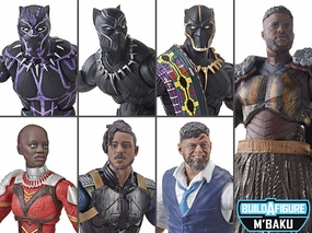 Master Collector Marvel Legends Black Panther Wave 2 set of 6 M'Baku BAF Action Figures