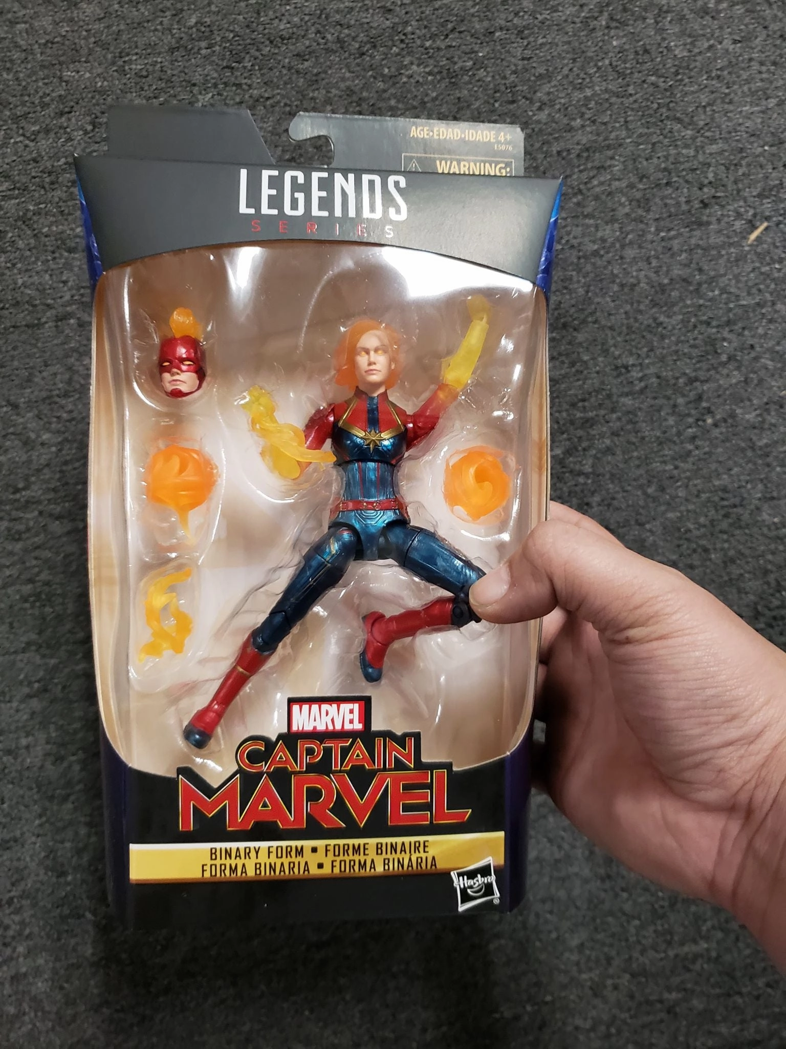 Marvel Legends Captain Marvel Binary Form Walmart Exclusive Action Figure Multi Pose Gallery Art
