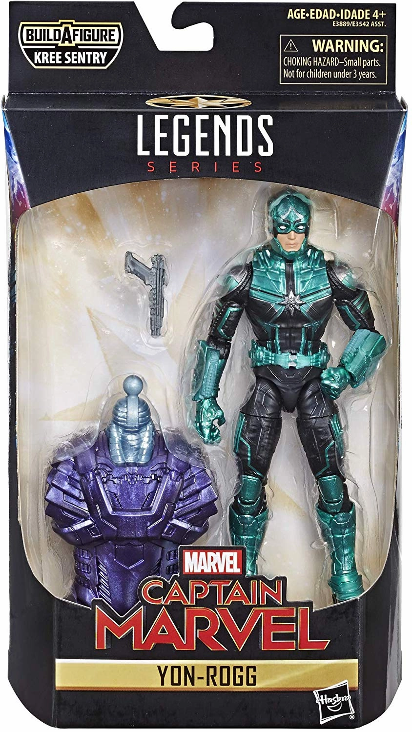 Marvel Legends Captain Marvel Series Yon Rogg Kree Sentry BAF Wave Action Figure Decorative Accent Fantasy Quest