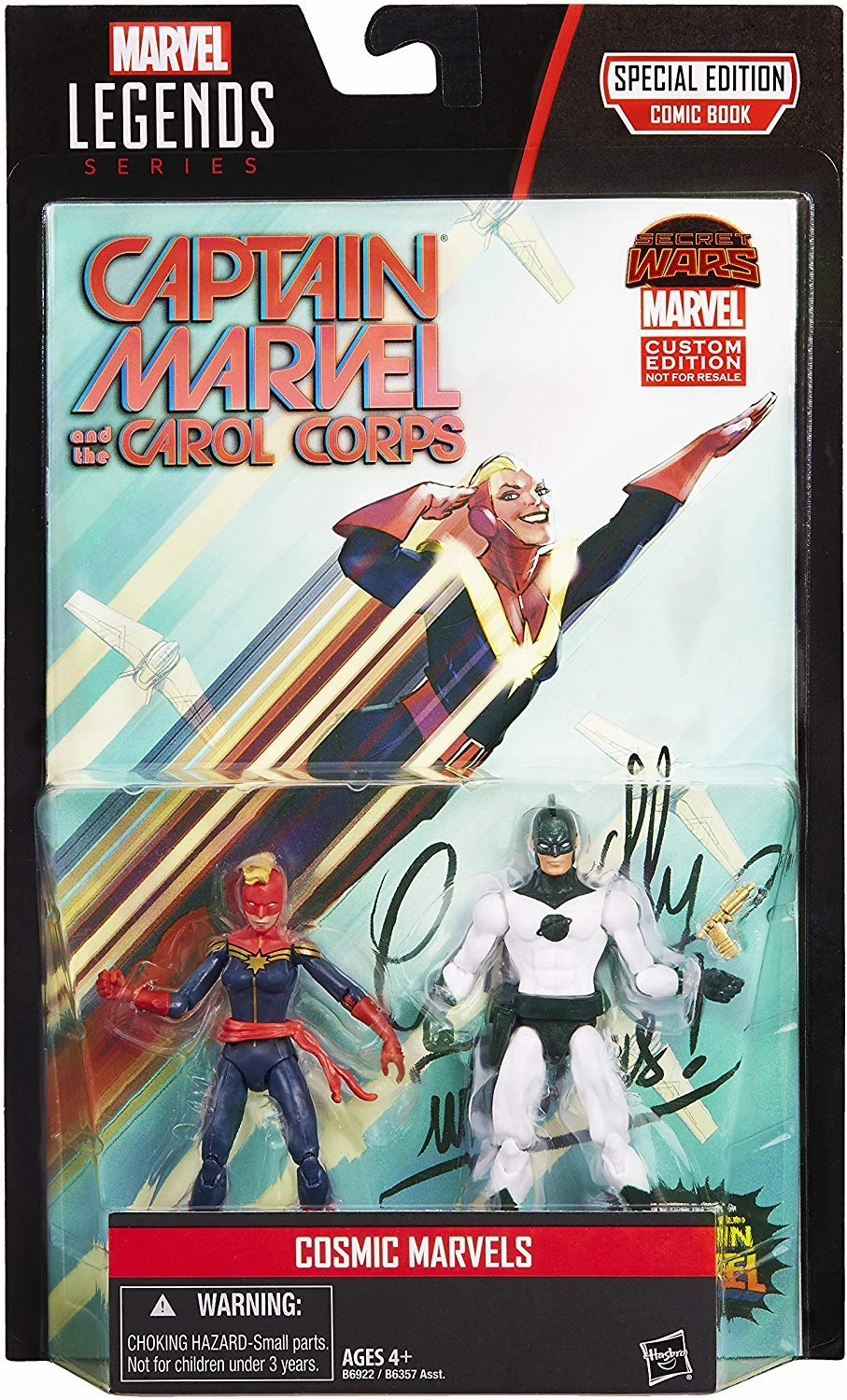 Marvel Legends Cosmic Marvels Carol Danvers Captain Mar-Vell 3.75 inch Comic Book 2 Pack Famous Painting