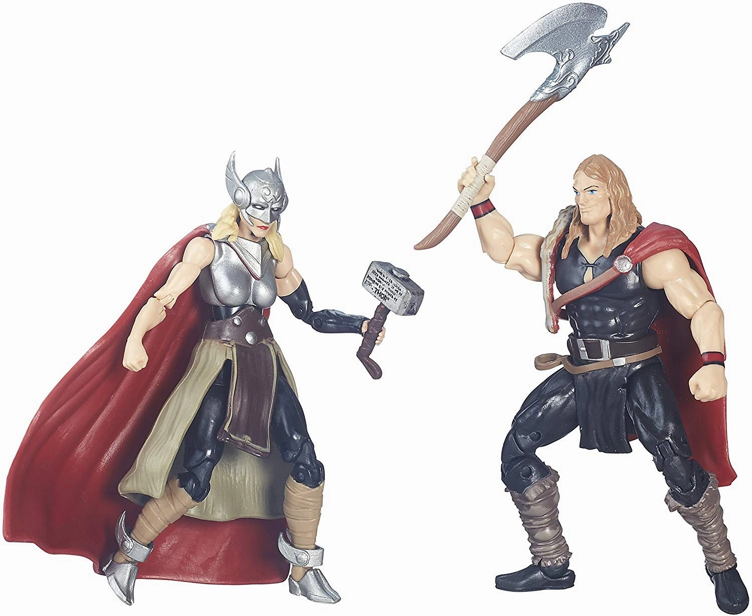 Fantasy Vehicle Gift Bundle Marvel Legends Defenders of Asgard Odinson Mighty Thor 3.75 inch Comic Book 2 Pack