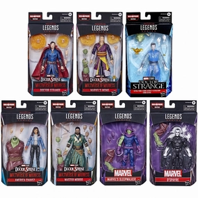 Marvel Legends Dr Strange Multiverse of Madness Wave 1 set of 7 (BAF Rintrah) Action Figures Enduring Classic