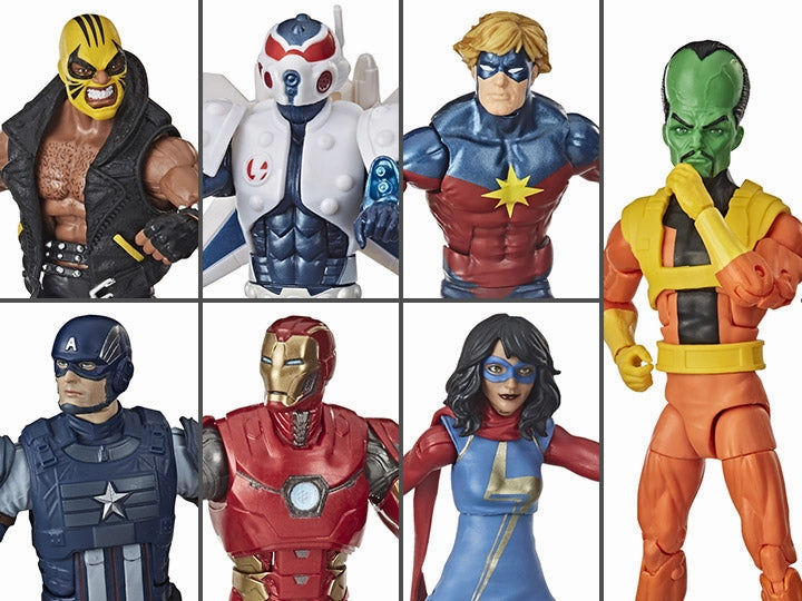 Anatomy Figure Marvel Legends Gamerverse Avengers Wave 1 set of 7 BAF Abomination Action Figures