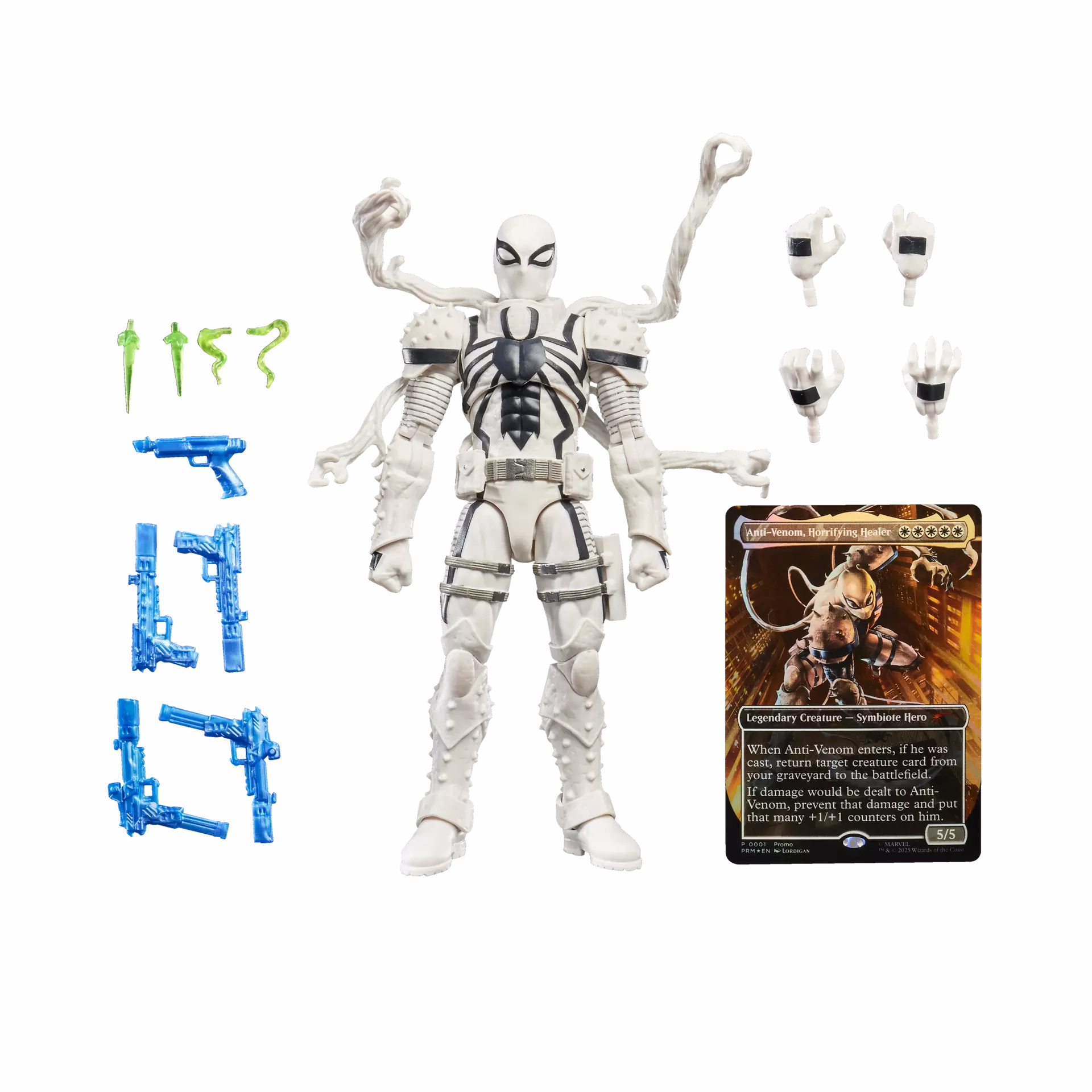 Marvel Legends Magic The Gathering Agent Anti-Venom Action Figure W/ MTG Card Anime Figure Anime Toy