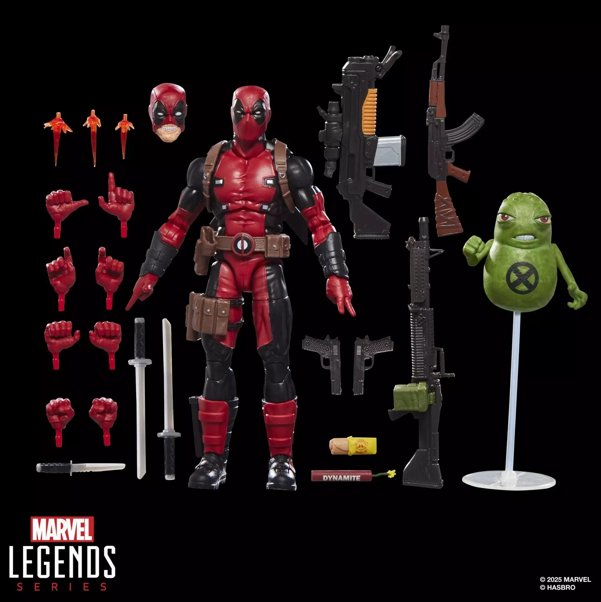 Marvel Legends Maximum Series Deadpool Deluxe Action Figure Recycled plastic