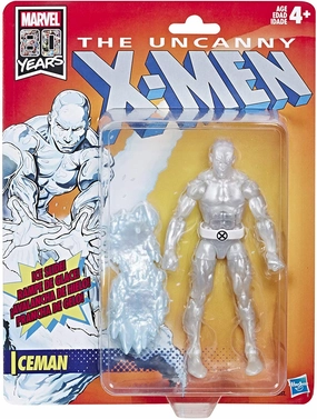 Brand Collaboration Blue Ribbon Marvel Legends Retro Series Iceman Wave 1 Action Figure
