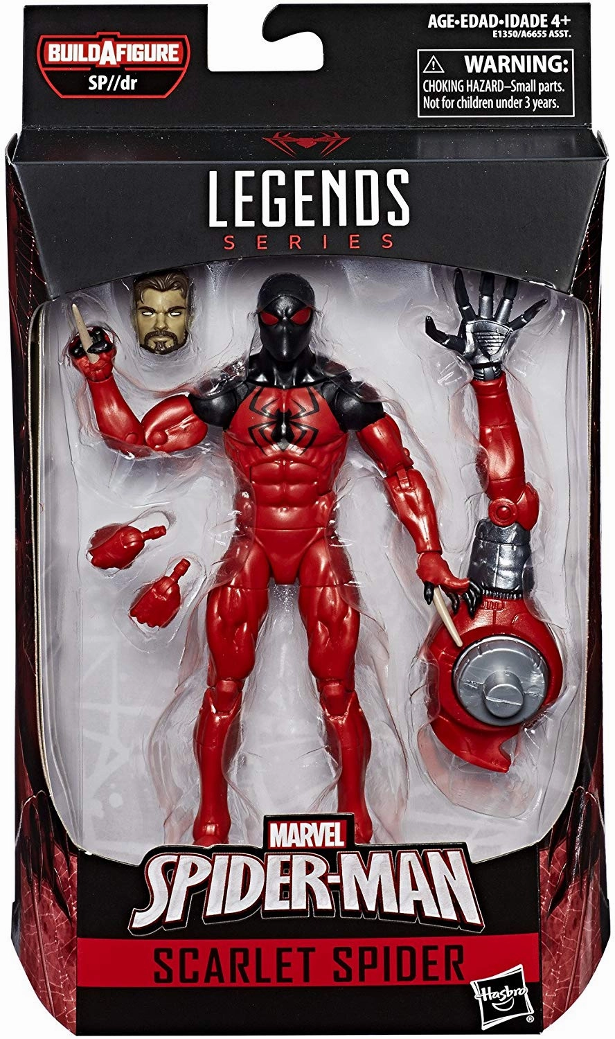 Collectible Art Marvel Legends Spider-Man Series Scarlet Spider Sp//dr Spider BAF Wave Action Figure