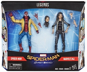 Display Piece Shelf Display Marvel Legends Spiderman Homecoming Spider-Man & MJ Two Pack Target Exclusive
