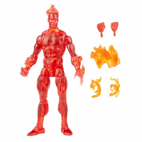 Marvel Legends Vintage Retro Series Fantastic Four 4 Human Torch Action Figure Detailed Figure Cute Collectible