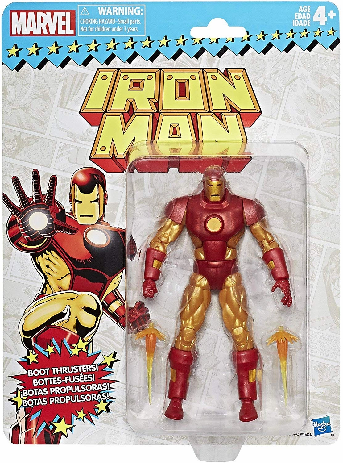 Marvel Legends Vintage Retro Series Iron Man Wave 1 Action Figure Collector's Club