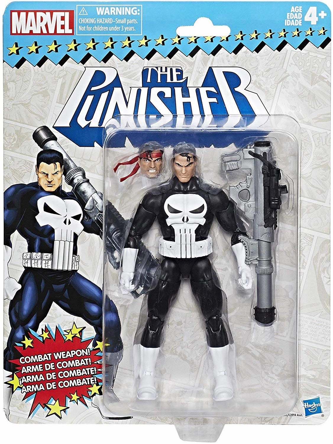 Fabric Figure Personalized Gift Marvel Legends Vintage Retro Series Punisher Wave 1 Action Figure