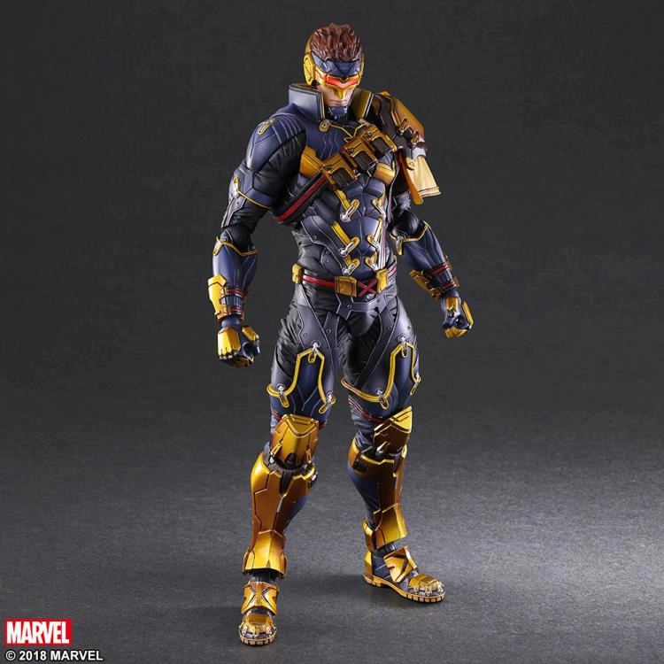 Marvel Universe Cyclops Variant Play Arts Kai Action Figure Calendar Learning Doctor Kit
