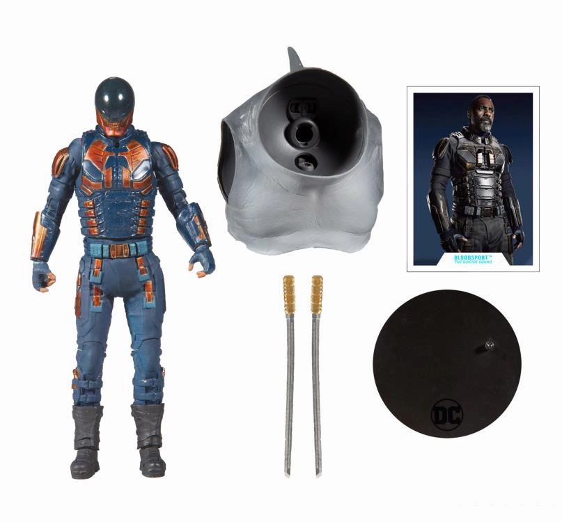 Geek Culture Evergreen Product McFarlane Toys DC Multiverse (The Suicide Squad Movie) Bloodsport Action Figure (CTB King Shark)