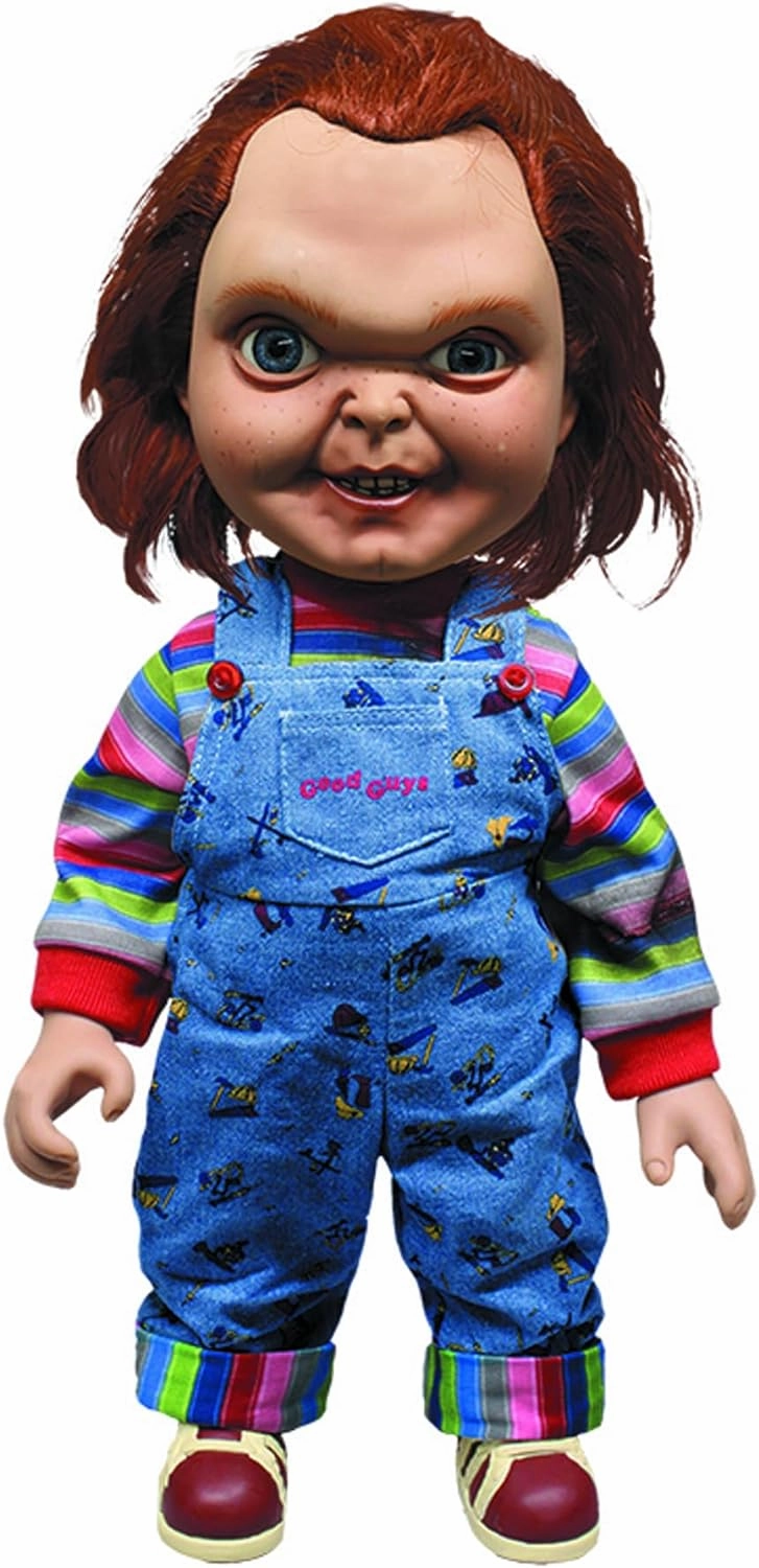 Collection Showcase Anime Figure Mezco Toyz Childs Play Sneering Chucky Talking Doll Action Figure
