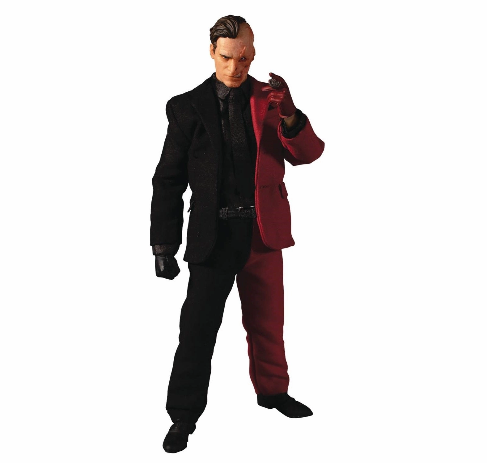 Metallic Finish Learning Tool Mezco Toyz ONE:12 Collective Two Face Action Figure
