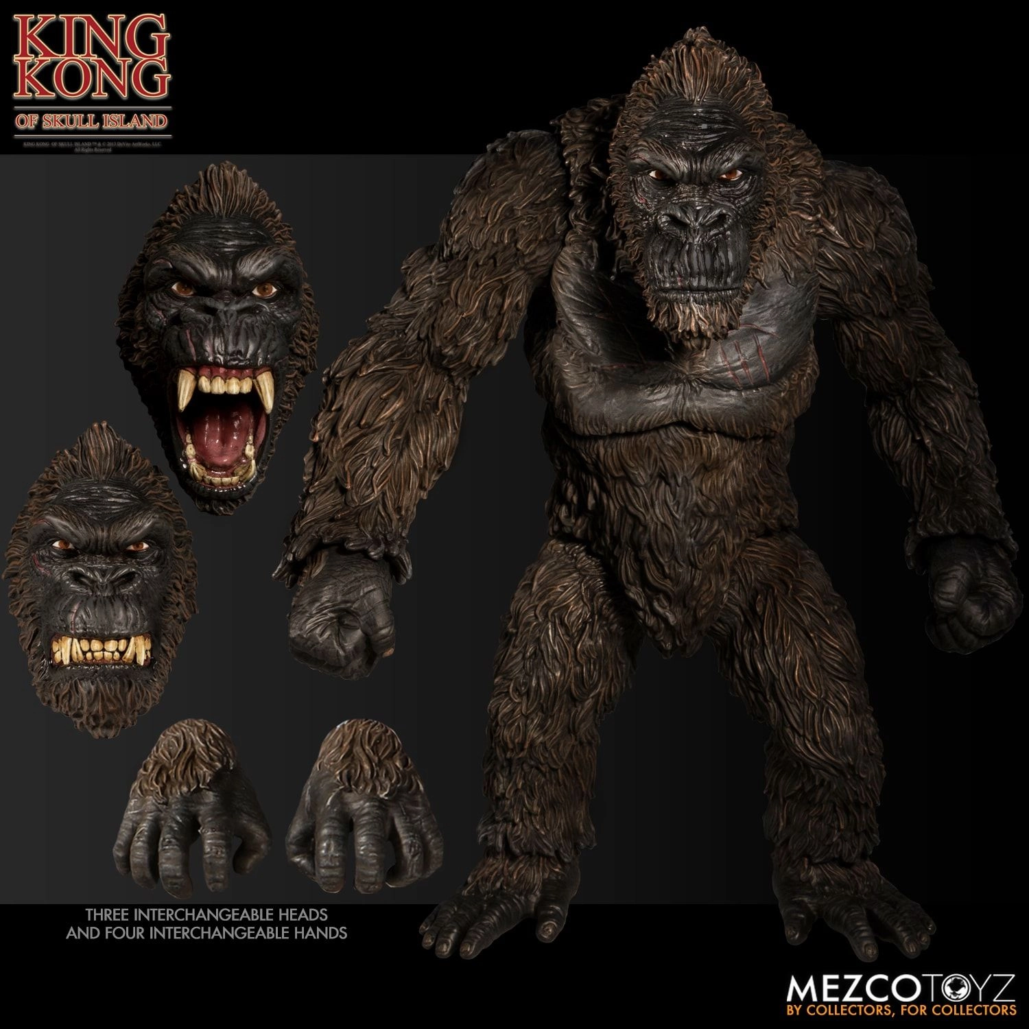 Mezco Toyz Ultimate King Kong of Skull Island Action Figure Toy Line