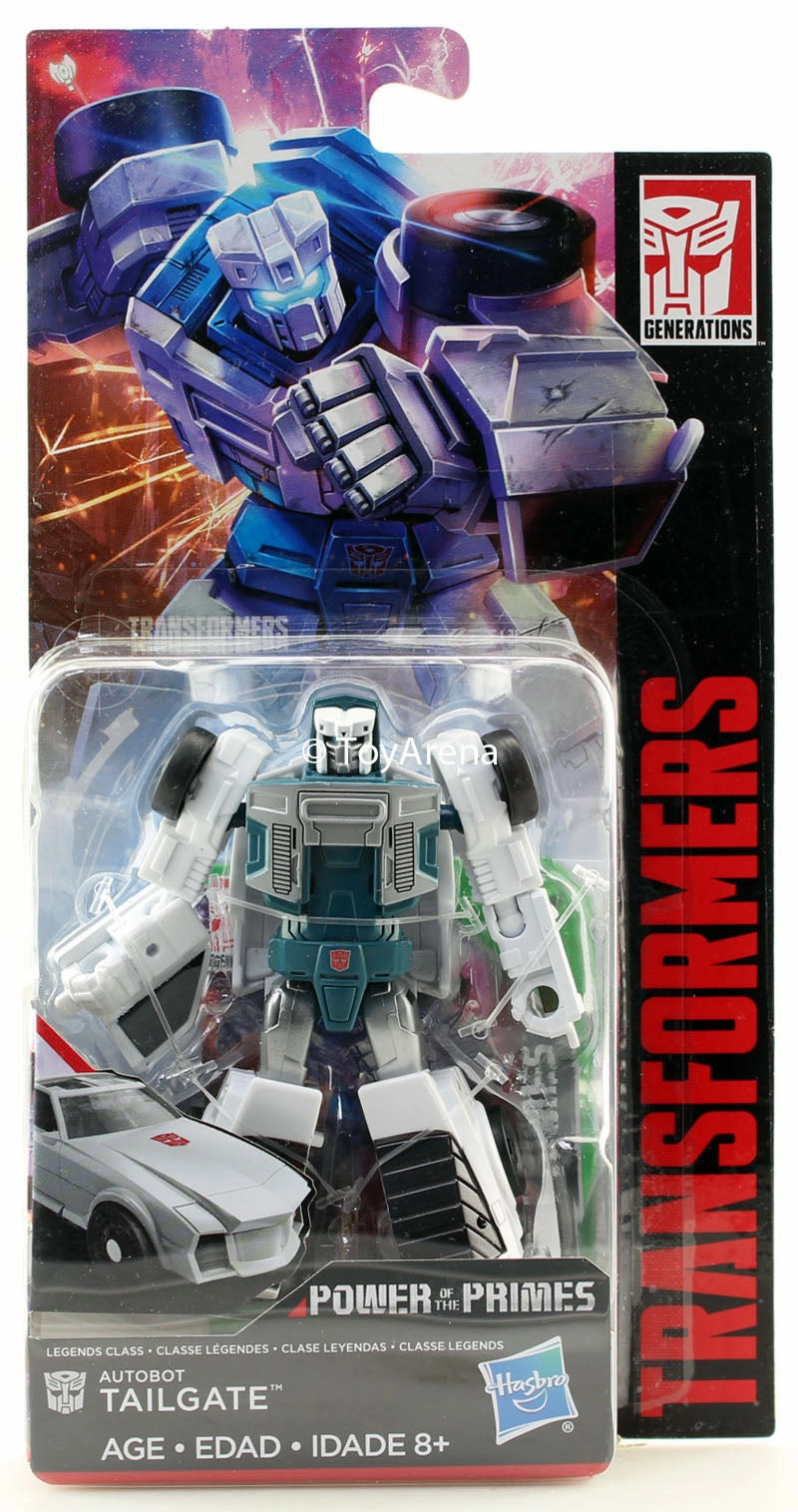 Transformers Generations Power of the Primes Legends Class Tailgate Figure Battle Replica