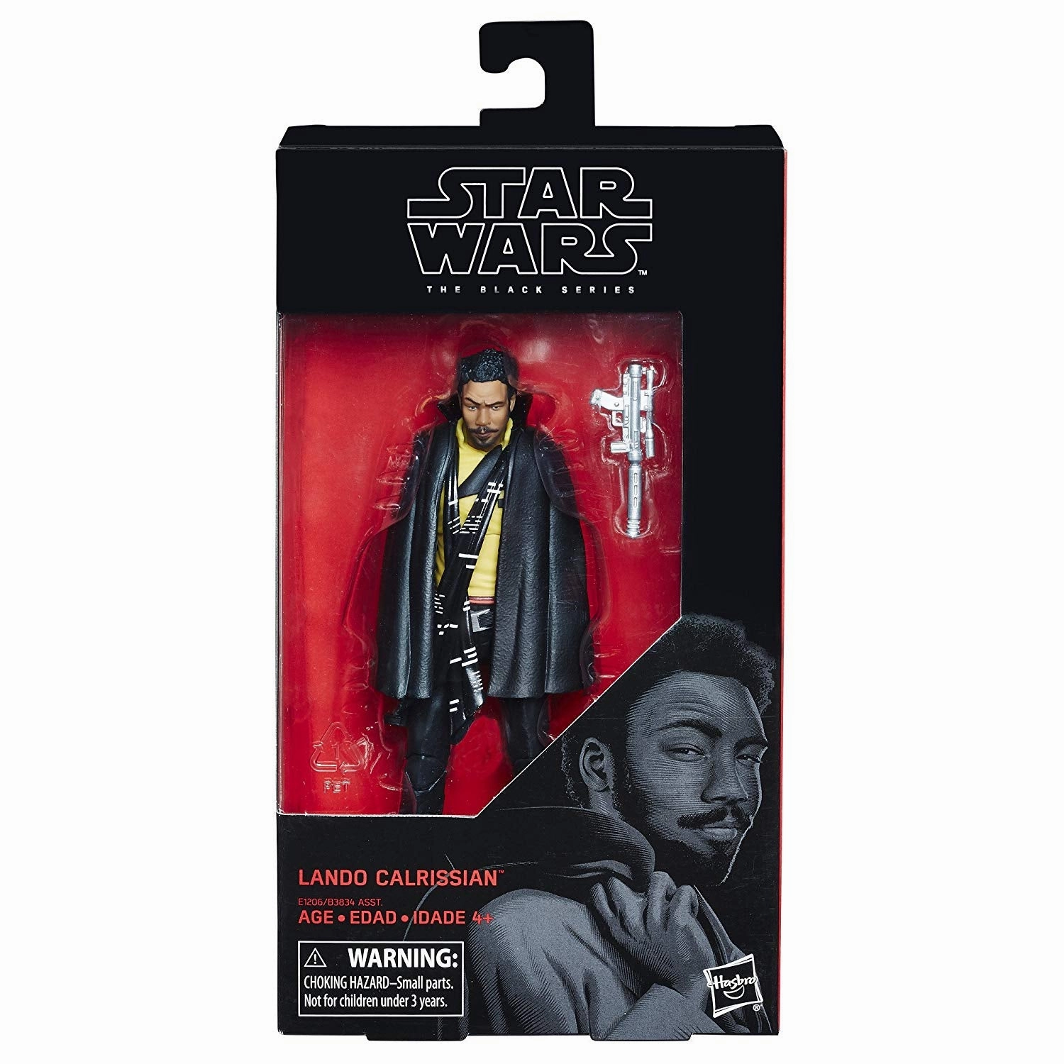 Hasbro Star Wars Black Series Force Awakens #65 Solo Lando Calrissian 6 Inch Action Figure Exhibition Piece