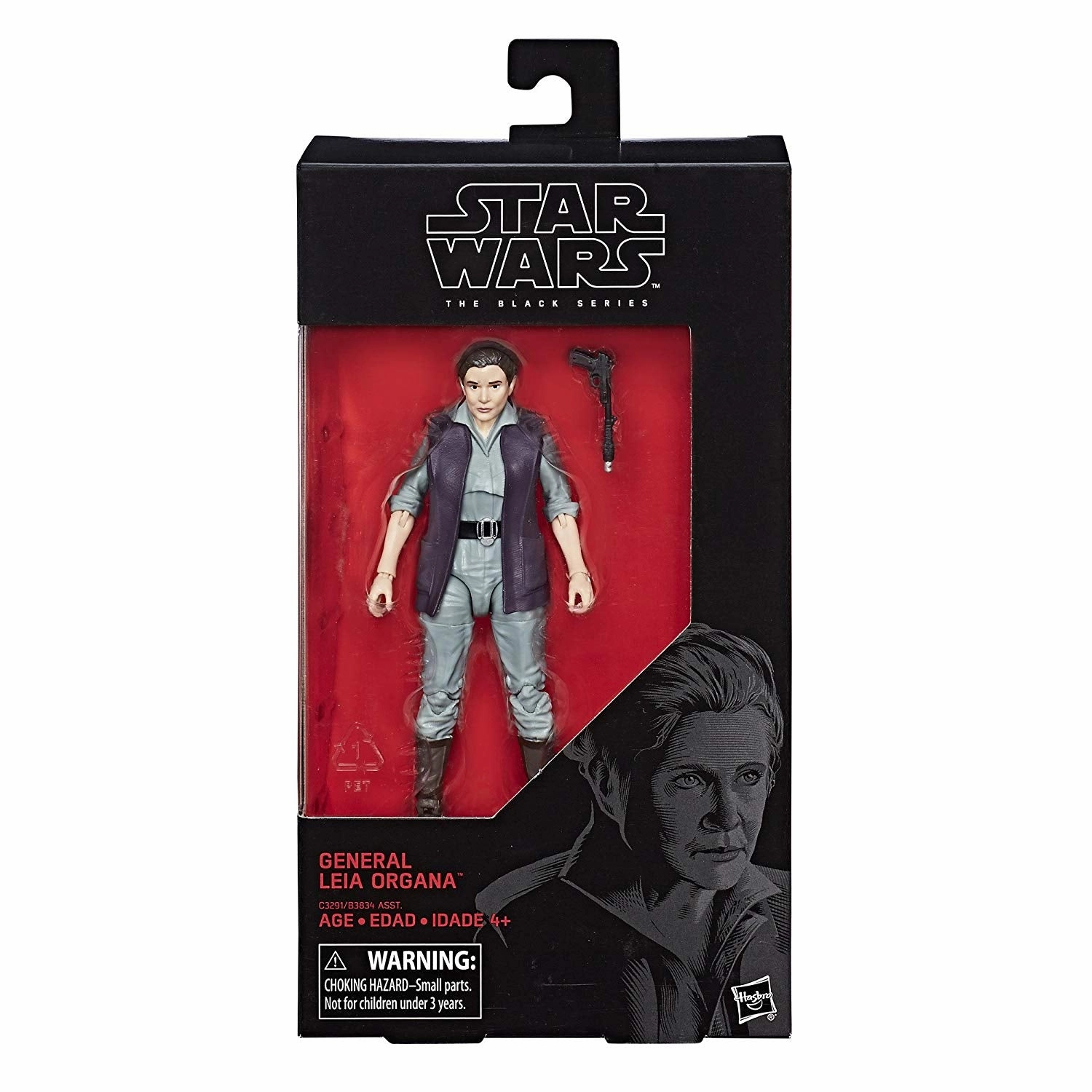 Hasbro Star Wars Black Series Force Awakens #52 General Leia Organa 6 Inch Action Figure Animation Character highly recommended