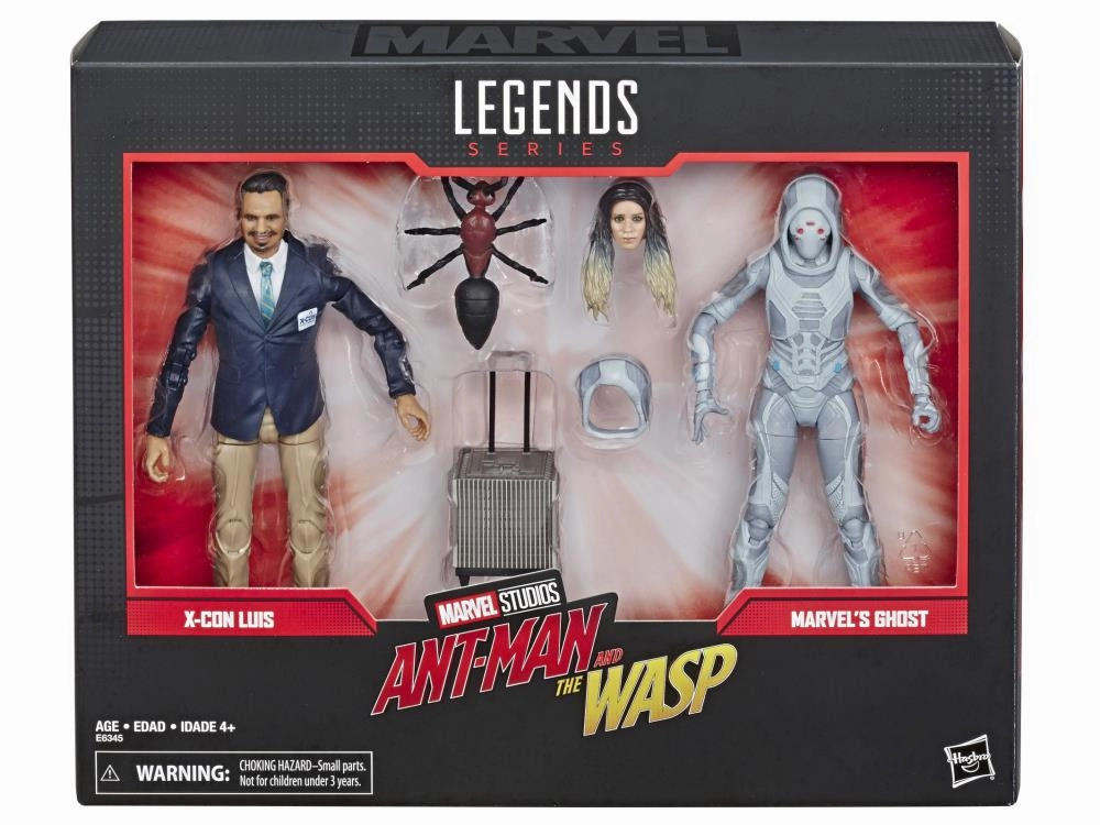 Cartoon Character Fan Favorite Marvel Legends 80th Anniversary Antman and the Wasp 2 pack Luis & Ghost Action Figures