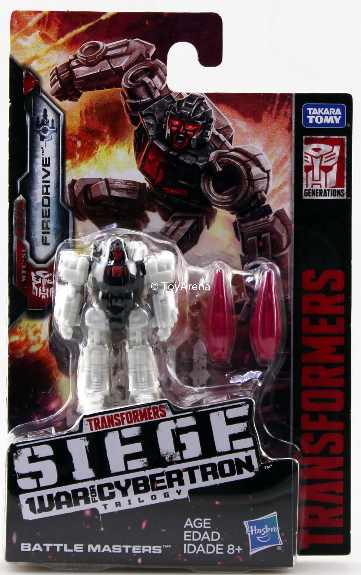 Metaverse Asset Transformers Generations War For Cybertron: Siege Battle Master Firedrive Action Figure WFC-S1