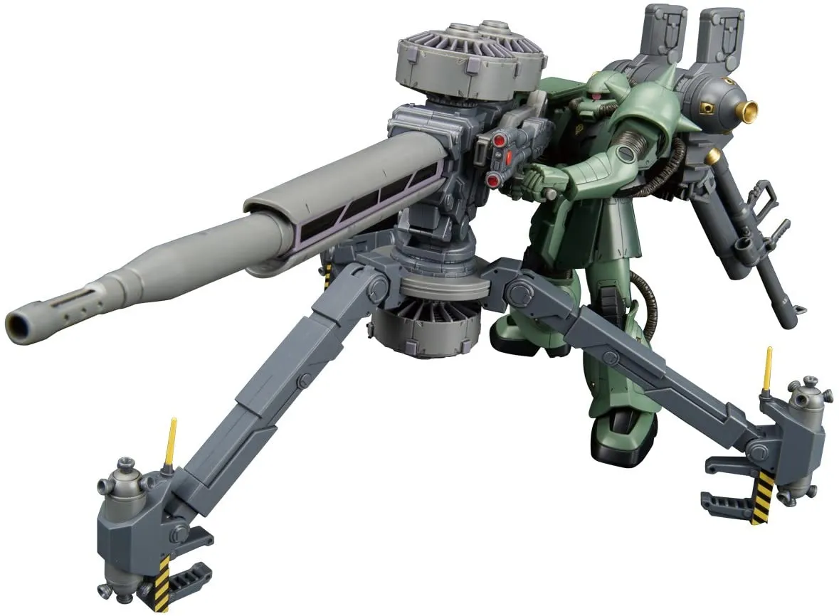 Gundam 1/144 HG Thunderbolt MS-06 Zaku II   Big Gun (Thunderbolt Anime Color) Set Model Kit Forest Animal