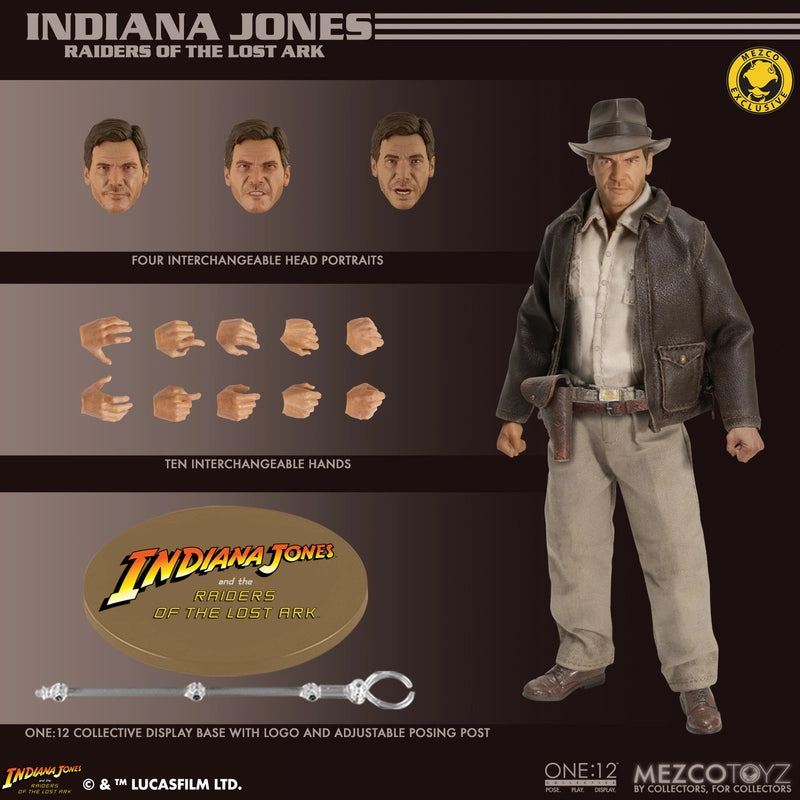 Classical Statue Mezco Toyz ONE:12 Collective: Indiana Jones Action Figure