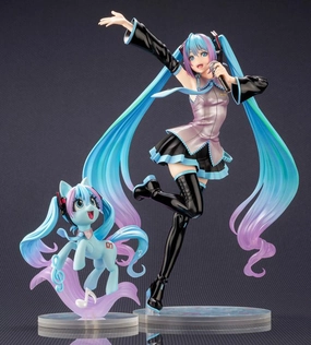 Collectible Showcase Kotobukiya Bishoujo Vocaloid Hatsune Miku (Feat. My Little Pony) Statue Figure