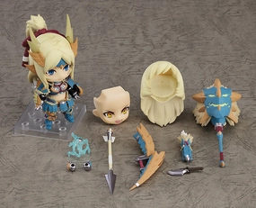 Nendoroid #1407-DX Hunter (Female Zinogre Alpha Armor Ver.) Monster Hunter World: Iceborne History Buff Dark Matter