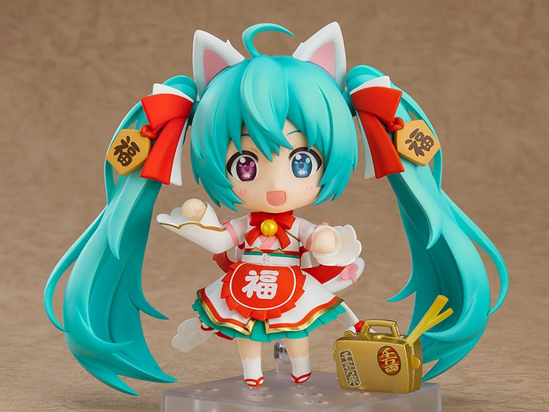 Nendoroid #1777 Hatsune Miku (Maneki Miku Ver.) Vocaloid Nendoroid Impact Leave