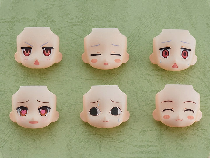 Nendoroid More Face Swap Non Non Biyori Nonstop Set of 6 Face Plates Figure Parts Perspective Develop