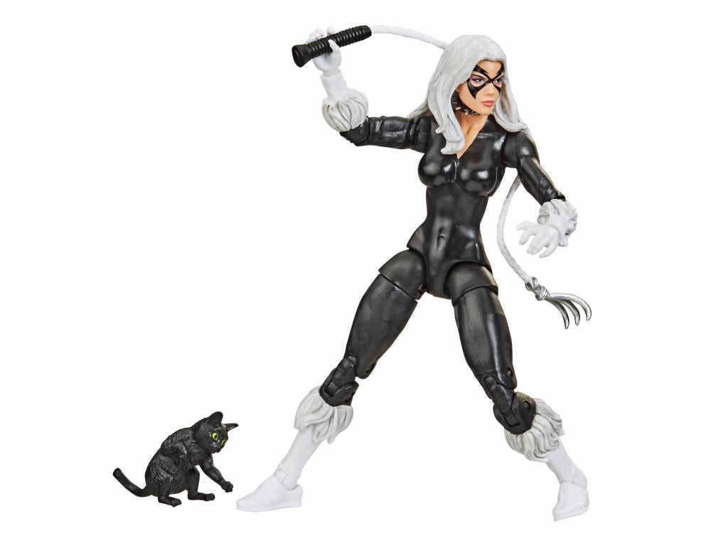 Marvel Legends Vintage Retro Series Black Cat Action Figure Sound Effect