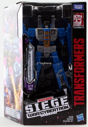 Transformers Generations War For Cybertron: Siege Voyager Thundercracker Action Figure WFC-S39 Travel Souvenir Painted Model