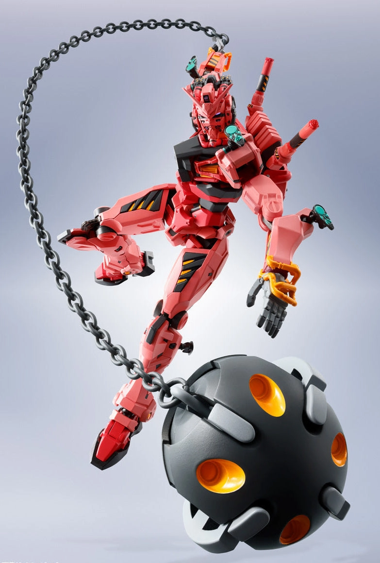 Bandai Metal Robot Spirits Gundam GQuuuuuuX gMS-a Red Gundam Action Figure PVC Figure