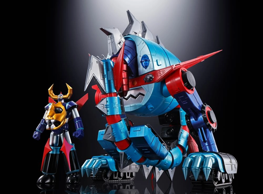 Bandai Soul of Chogokin GX-100 Gaiking & Daiku Maryu Divine Demon-Dragon Gaiking Action Figure Historical Leader