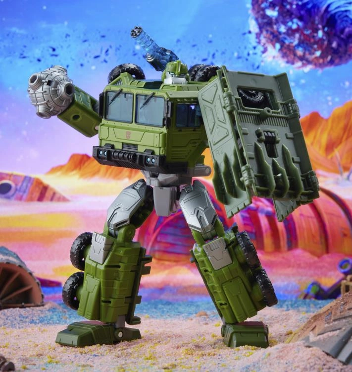 Transformers Generations Legacy Voyager Class Prime Universe Bulkhead Action Figure Alien Creature Holiday Catalog